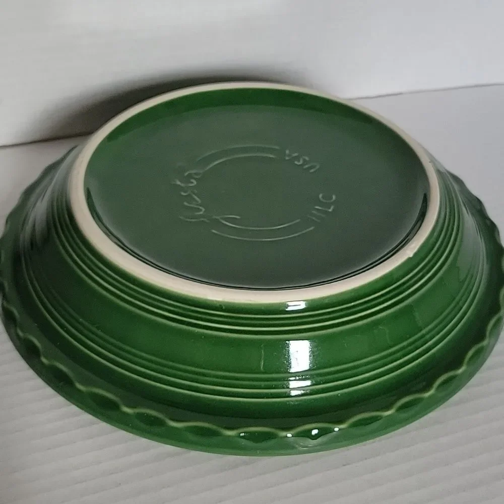 Fiestaware Fiesta Pie Plate Deep Dish Baker Baking Bake Bakeware Cookware Jade